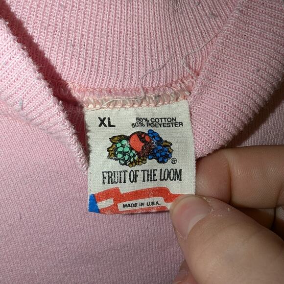 1991 Harley Davidson Pink 3D Emblem Dream Catcher Crewneck Sweatshirt - Picture 7 of 7